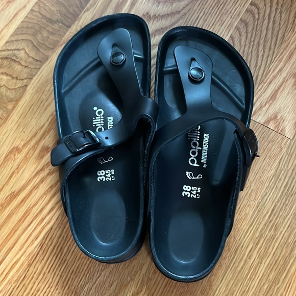 Birkenstock Gizeh PAP Flex Platform Leather Sandals Size 7 NWT - Picture 17 of 17